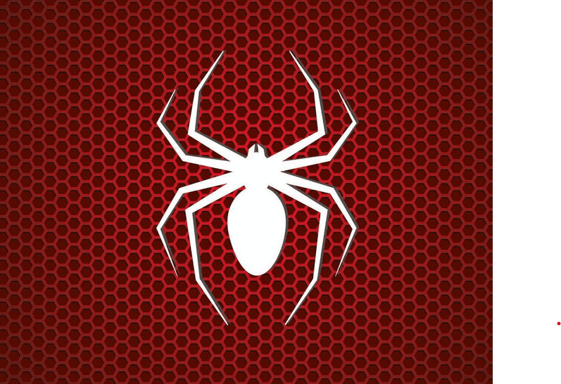 Spider inspired animated logo